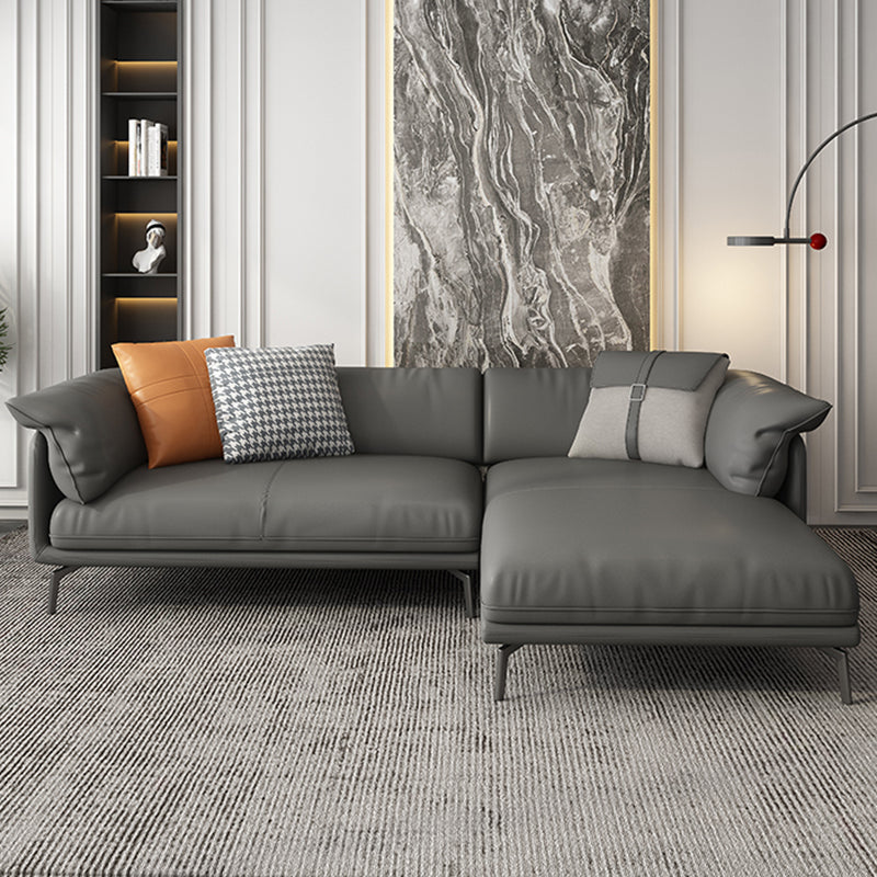 Pillow Arms Cushion Back Contemporary Stain-Resistant Storage Sofa