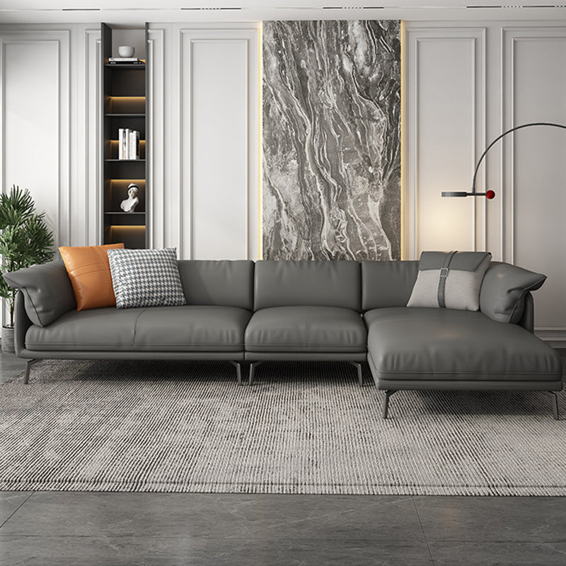 Pillow Arms Cushion Back Contemporary Stain-Resistant Storage Sofa
