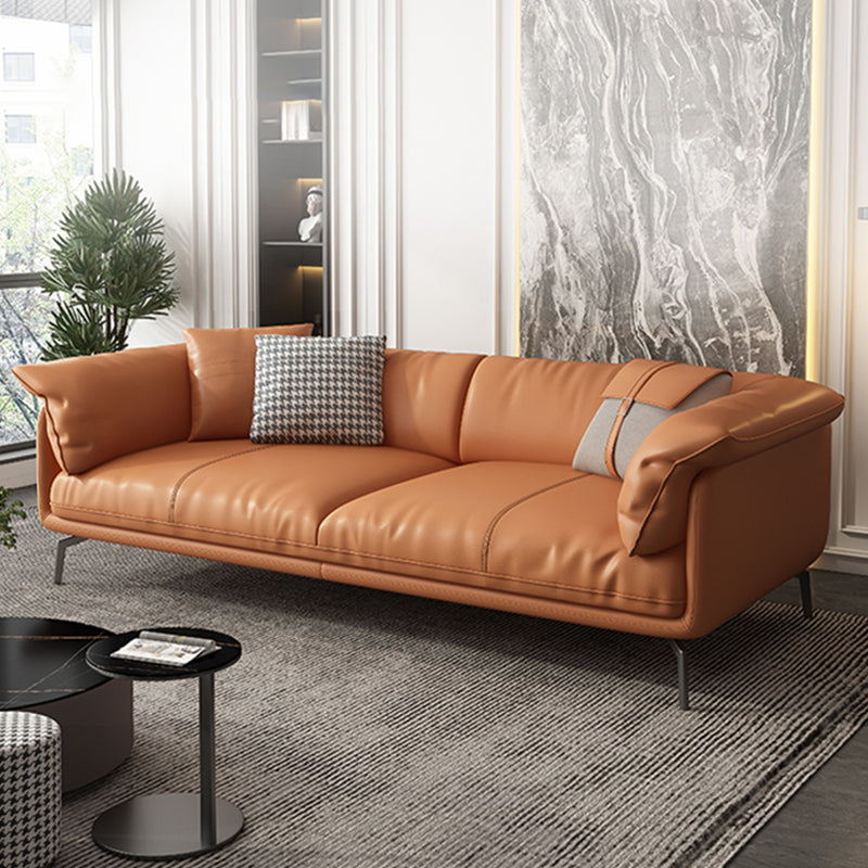 Pillow Arms Cushion Back Contemporary Stain-Resistant Storage Sofa