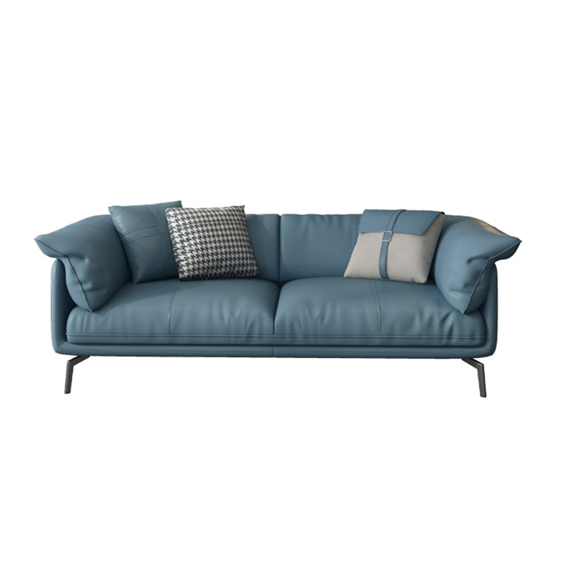 Pillow Arms Cushion Back Contemporary Stain-Resistant Storage Sofa