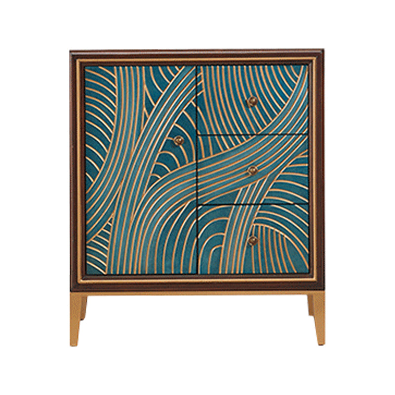 Living Room Dining Buffet with Drawers and Storage Engineered Wood Modern Buffet