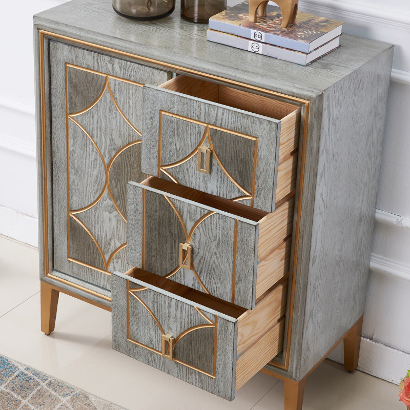 Living Room Dining Buffet with Drawers and Storage Engineered Wood Modern Buffet