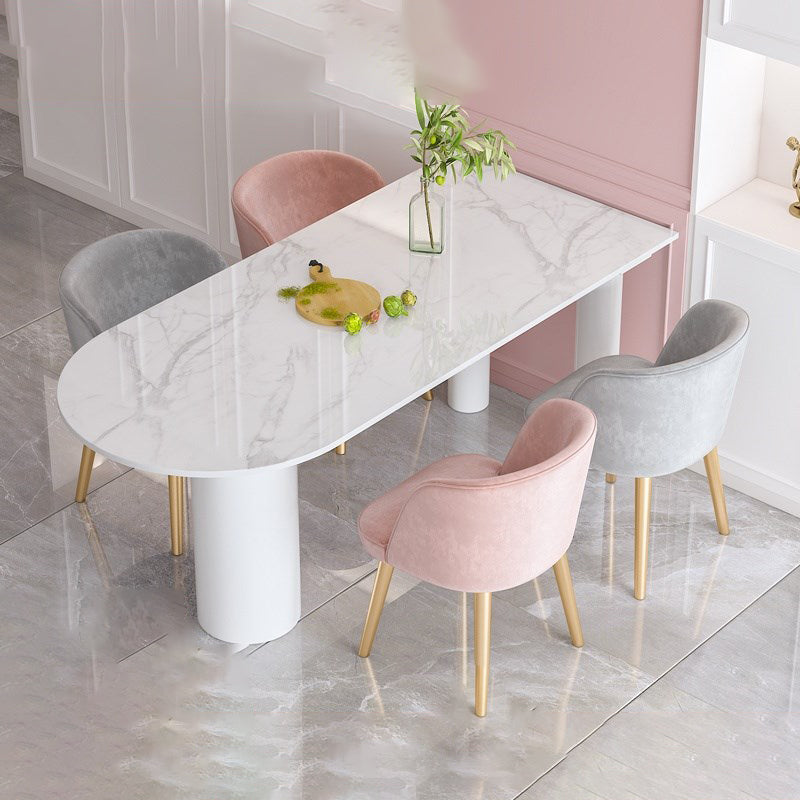 Contemporary Dining Table Stone 3-foot Furniture for Dining Room