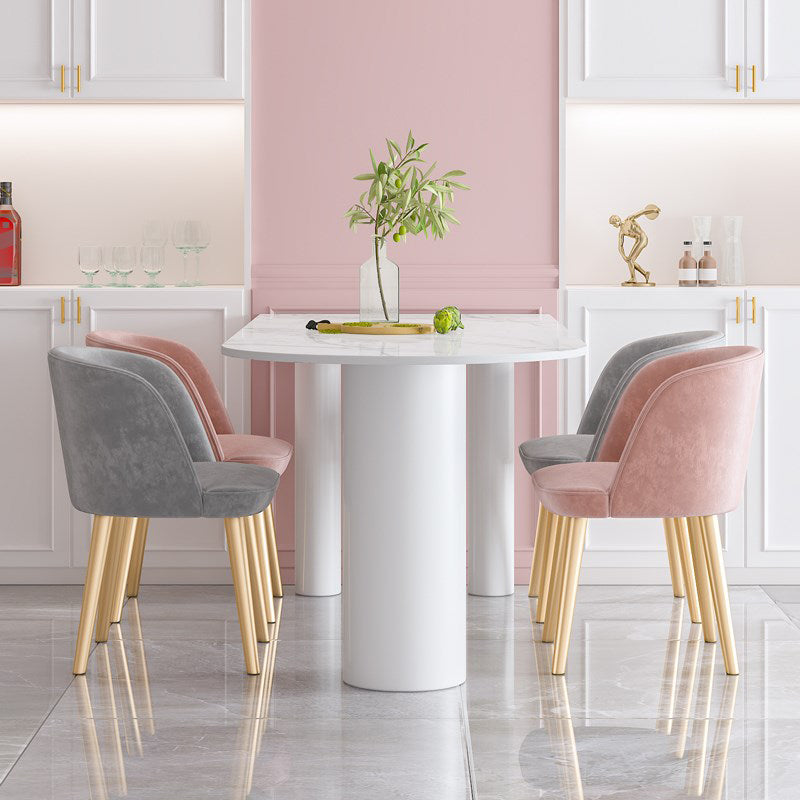 Contemporary Dining Table Stone 3-foot Furniture for Dining Room