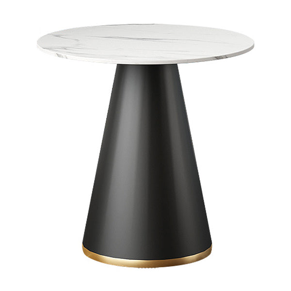 Metal Traditional Luxury Round Indoor Table Sintered Stone Top Table for Home