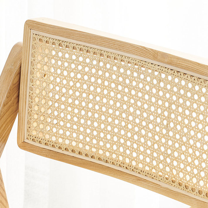 Armless Chair Traditional Style Dining Folding Side Chair with Wooden Legs for Kitchen