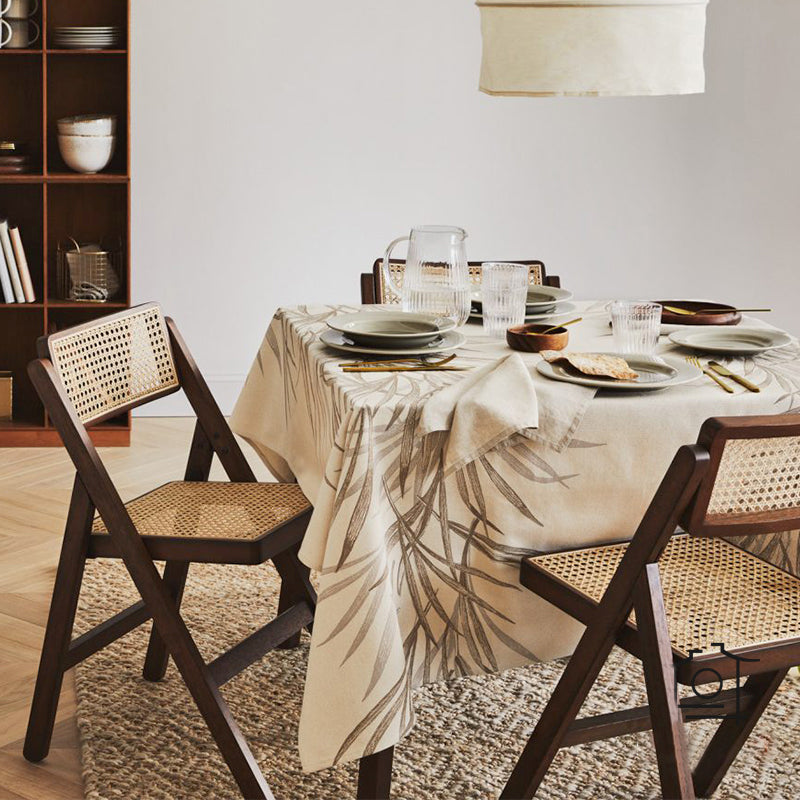 Traditional Style Chairs Dining Kitchen Armless Chairs with Wooden Legs