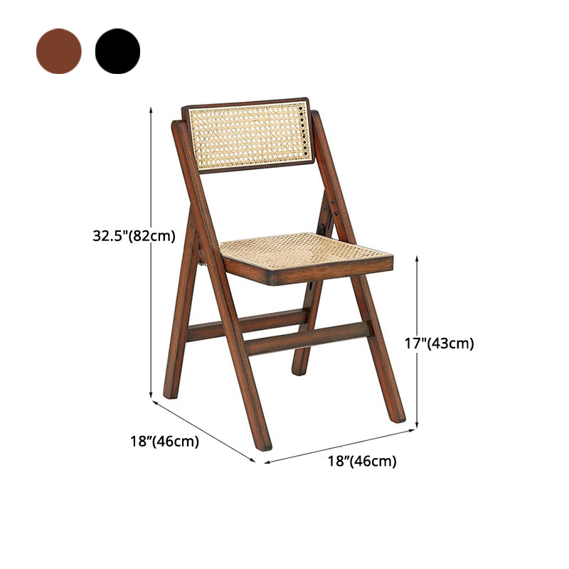 Traditional Style Chairs Dining Kitchen Armless Chairs with Wooden Legs