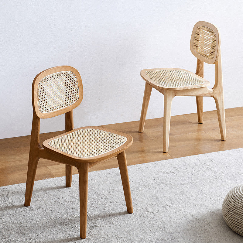 Open Back Side Chair Scandinavian Design Wood Dining Room Chairs