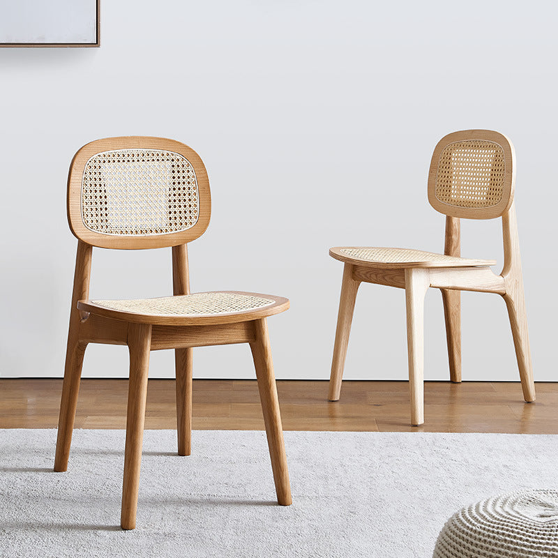 Open Back Side Chair Scandinavian Design Wood Dining Room Chairs