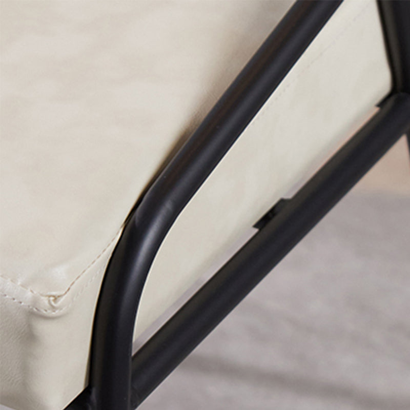 20.47" Wide Industrial Style Single Sofa Chair Fixed Back Armless Chair