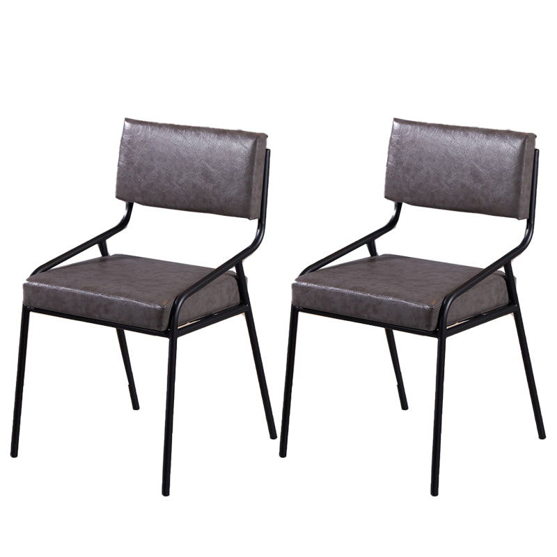 20.47" Wide Industrial Style Single Sofa Chair Fixed Back Armless Chair