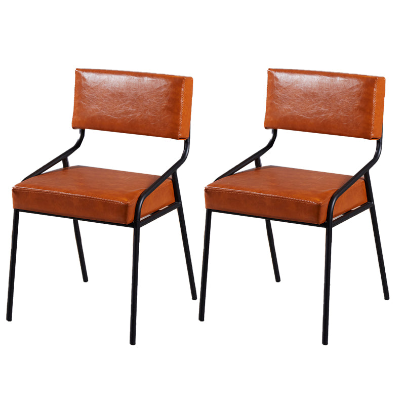 20.47" Wide Industrial Style Single Sofa Chair Fixed Back Armless Chair