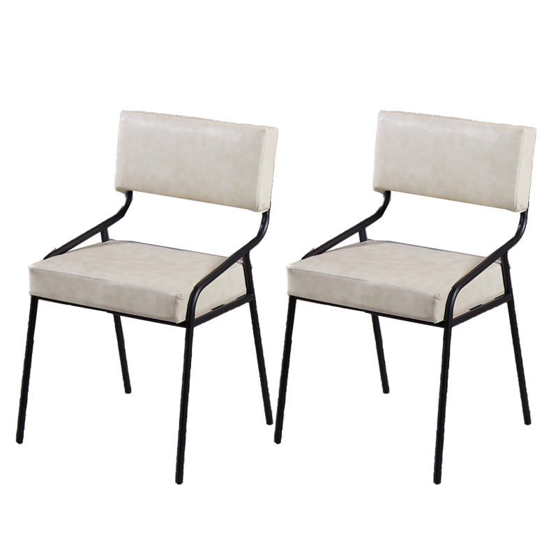 20.47" Wide Industrial Style Single Sofa Chair Fixed Back Armless Chair