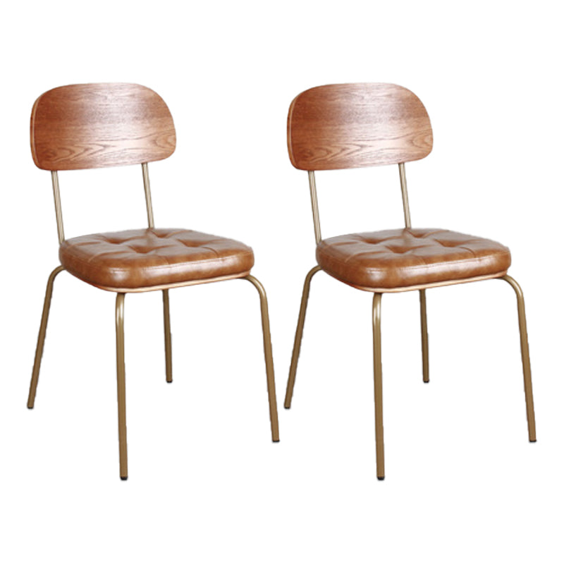 21.85" Wide Industrial Style Single Sofa Chair Basic Four Leg Fixed Back Arm Chair