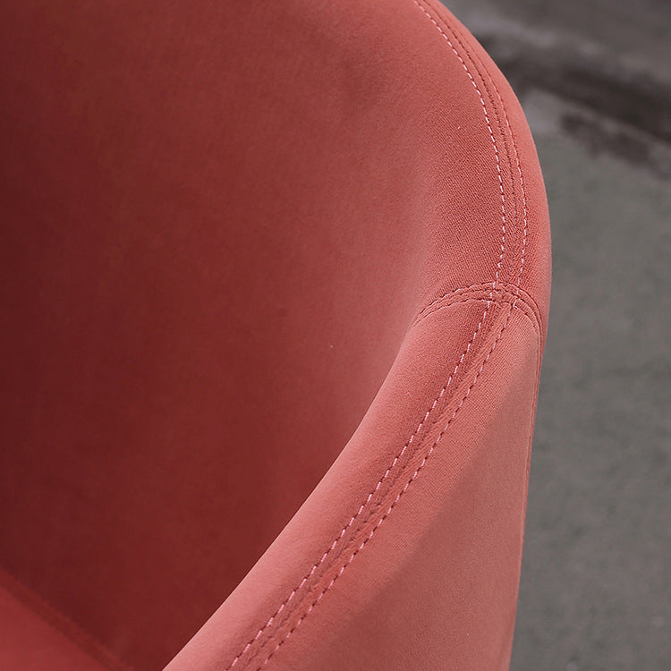 Mid-Century Modern Sled Accent Armchair Fixed Back Arm Chair for Living Room