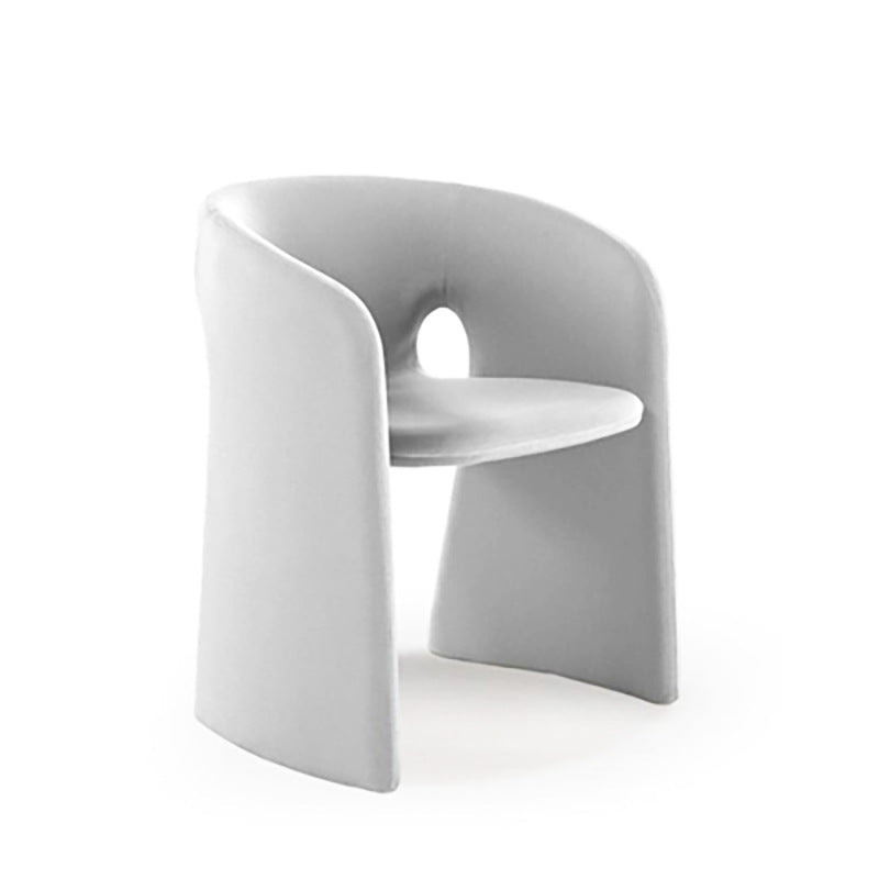 Mid-Century Modern Sled Accent Armchair Fixed Back Arm Chair for Living Room