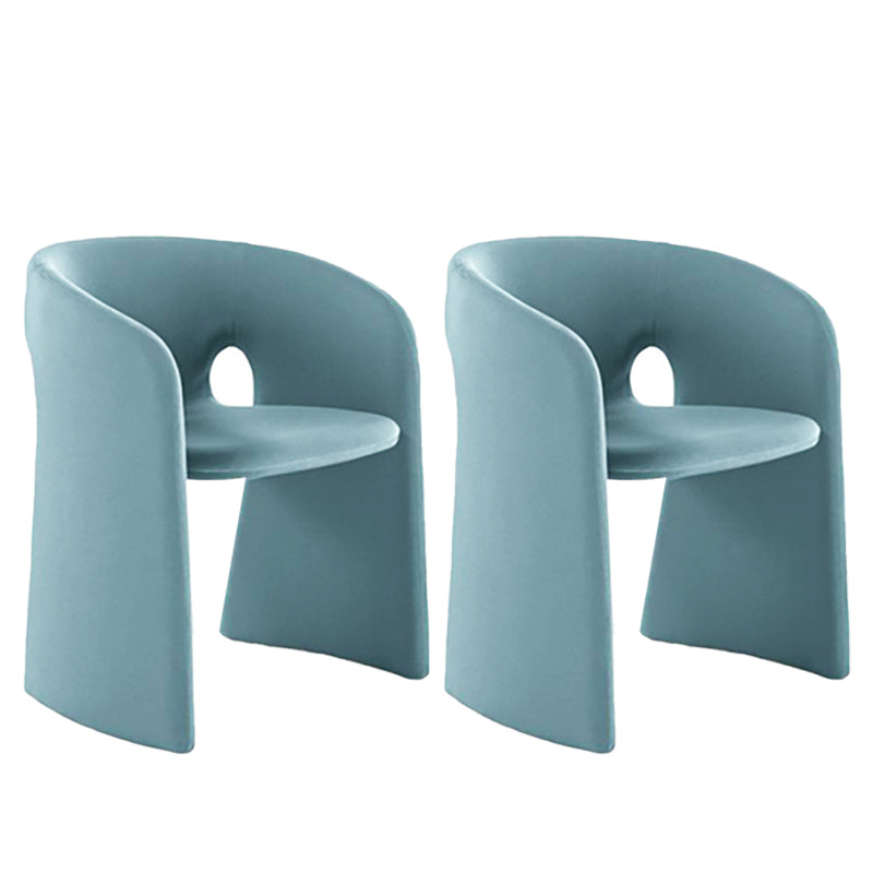 Mid-Century Modern Sled Accent Armchair Fixed Back Arm Chair for Living Room