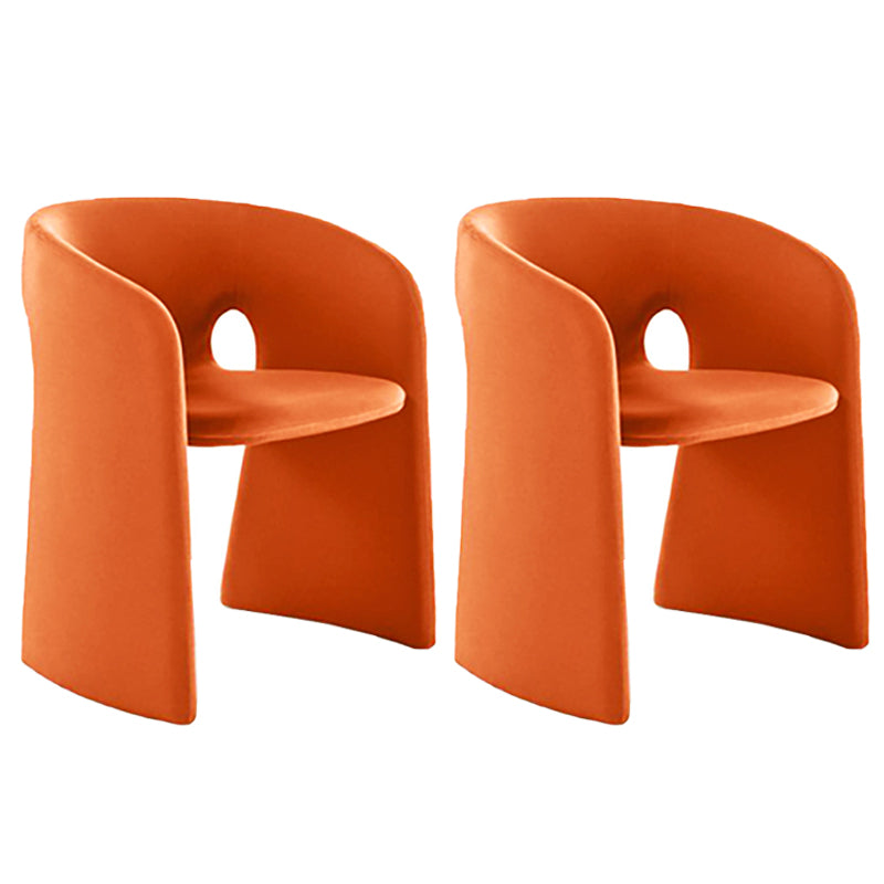 Mid-Century Modern Sled Accent Armchair Fixed Back Arm Chair for Living Room