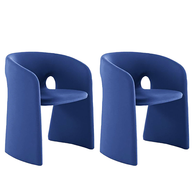 Mid-Century Modern Sled Accent Armchair Fixed Back Arm Chair for Living Room