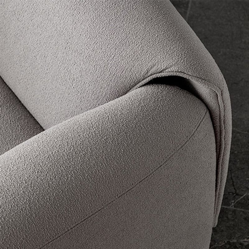 Mid-Century Modern Armless Accent Room Chair Fixed Back Accent Chair for Living Room