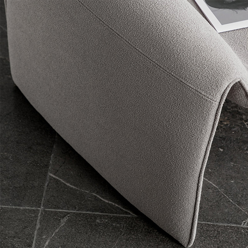 Mid-Century Modern Armless Accent Room Chair Fixed Back Accent Chair for Living Room