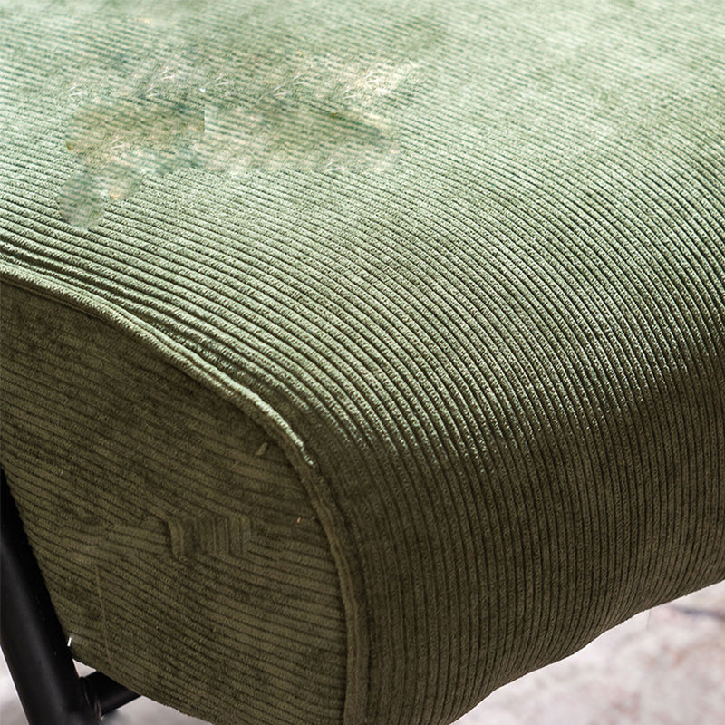 19.69" Wide Scandinavian Style Single Sofa Chair Fixed Back Arm Chair