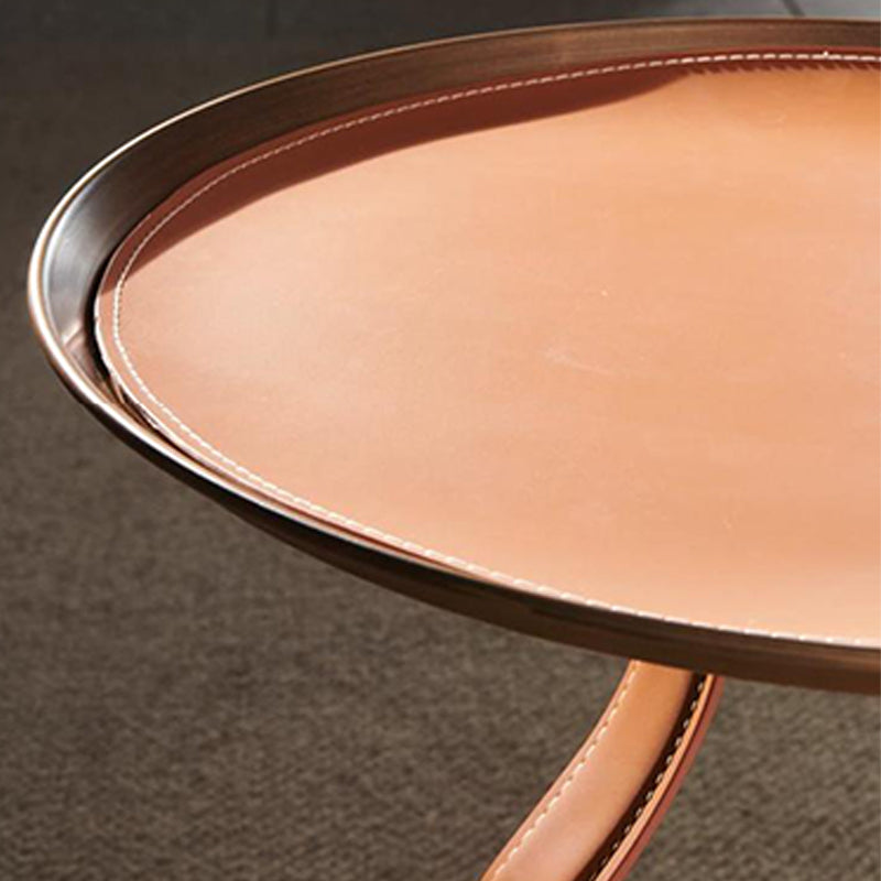 20.87" Tall Mid-century Style Coffee Cocktail Table Pedestal Coffee Table