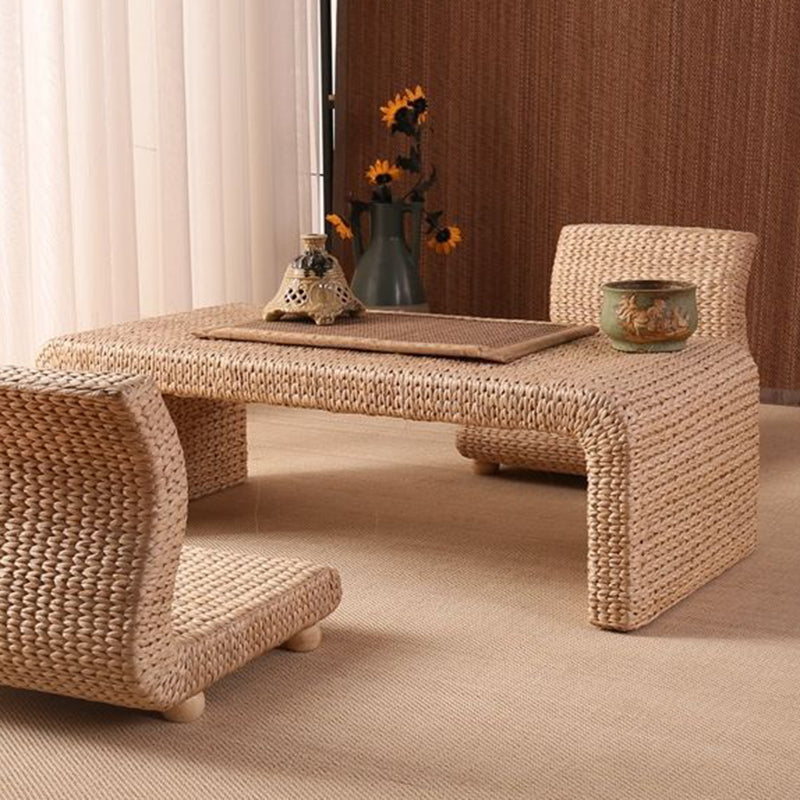 17.72 inch Wide Scandinavian Style Coffee Cocktail Table Wooden Coffee Table