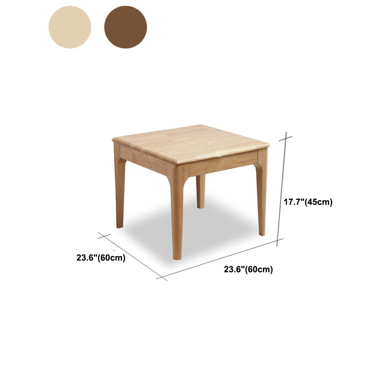 17.72" Tall Contemporary Style Coffee Cocktail Table Wooden Coffee Table