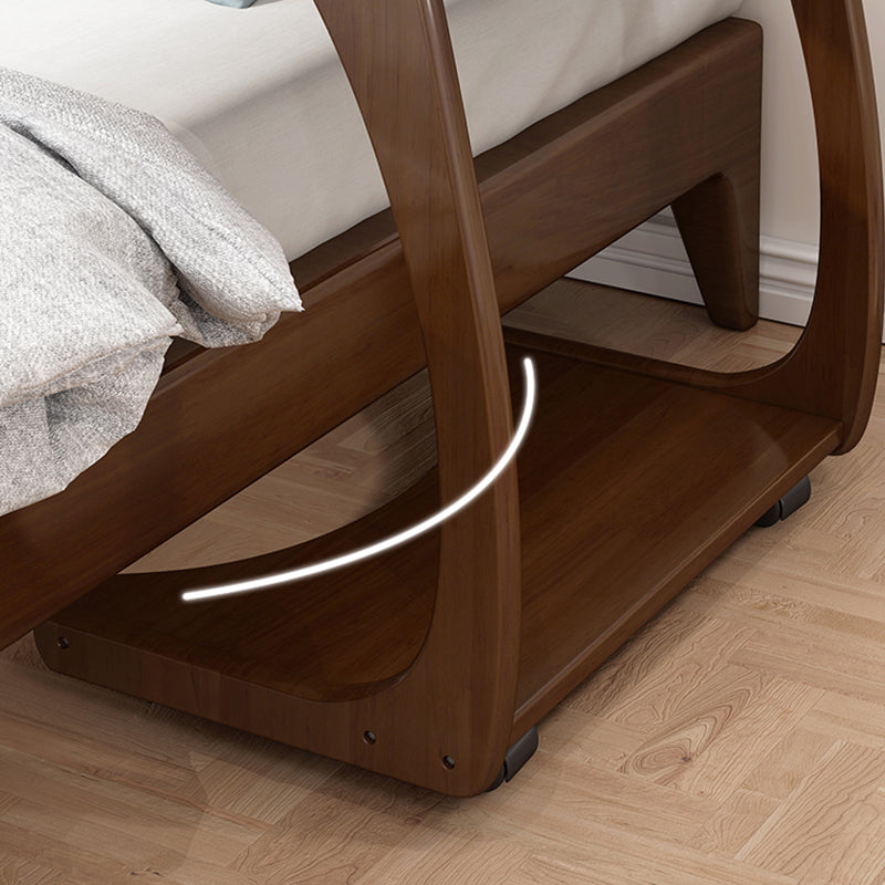 25.59" Tall Contemporary Style Coffee Cocktail Table Solid Wood Coffee Table