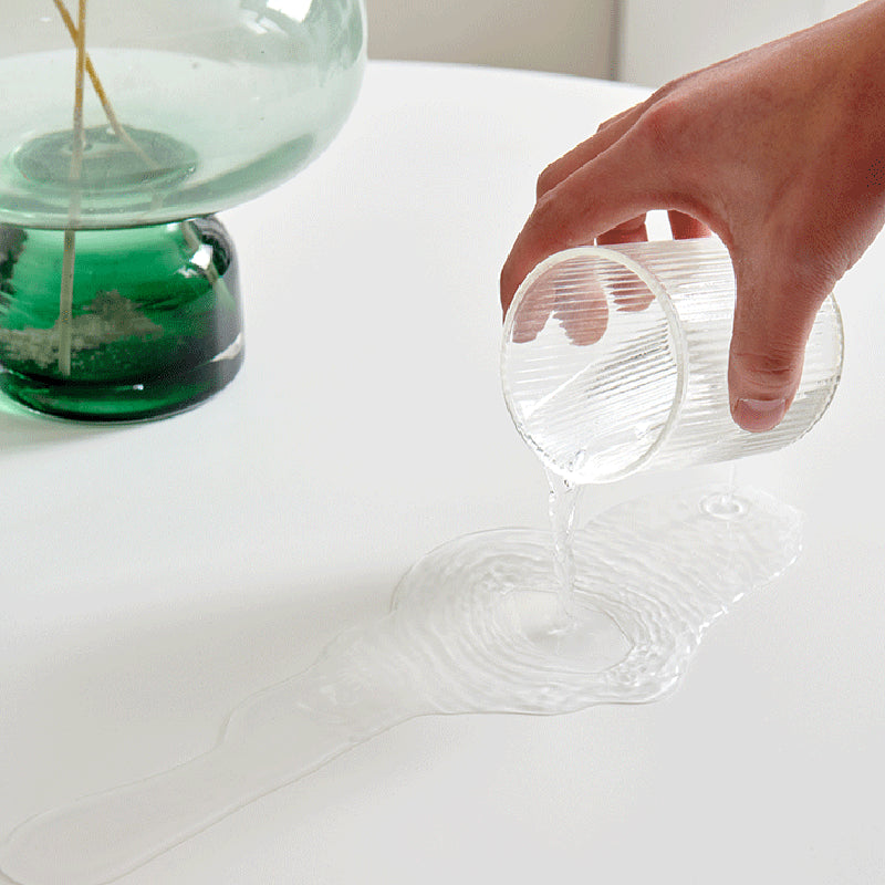 Scandinavian Coffee Table Round Wooden Cocktail Table Set for Living Room