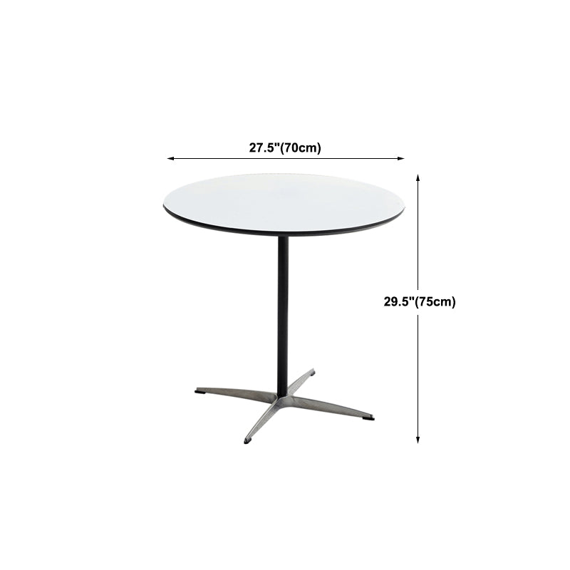 Scandinavian Coffee Table Round Wooden Cocktail Table Set for Living Room