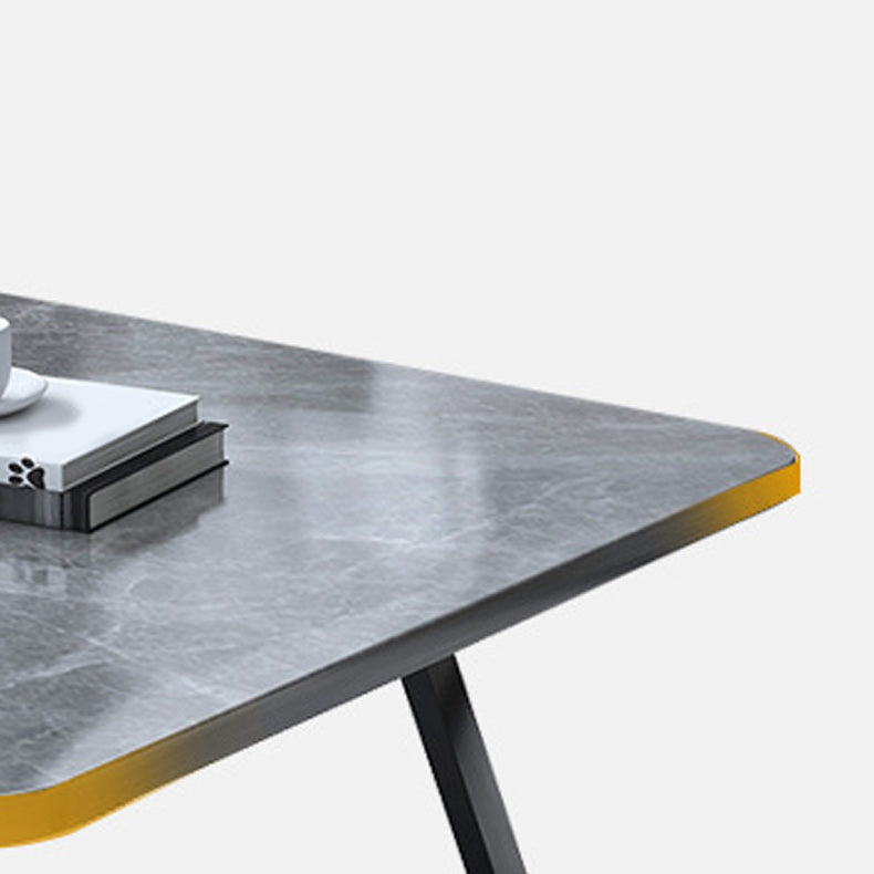Solid Wood Coffee Table Modern Minimalist Cross Legs Coffee Table