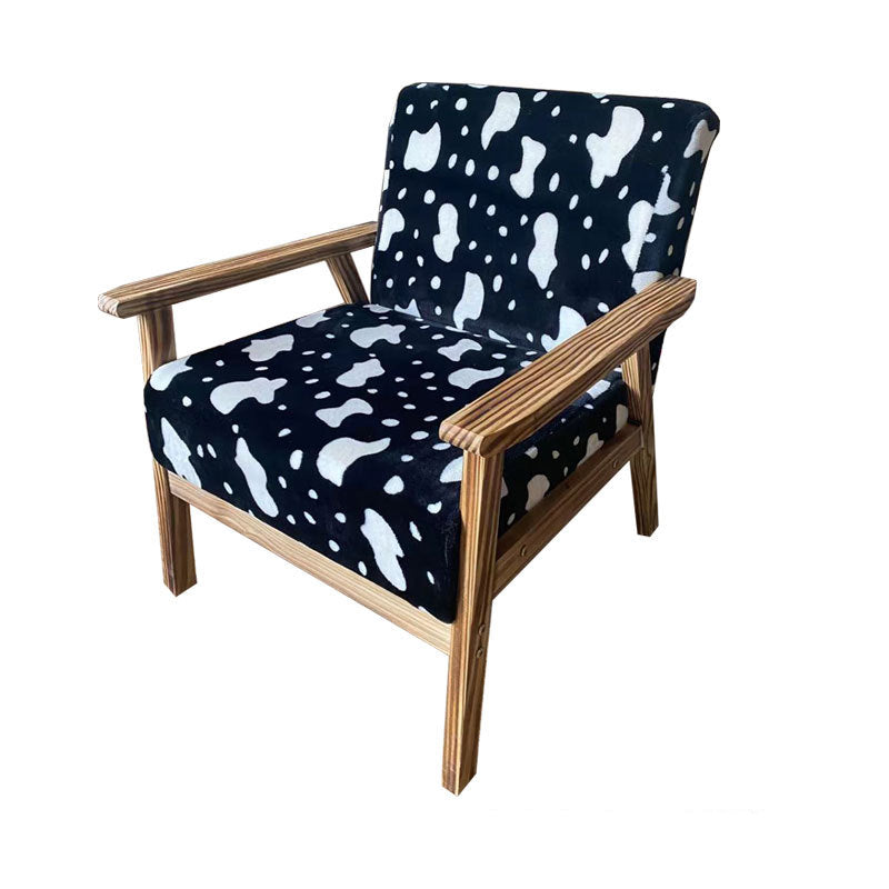 Linen Chair 25.1" L X24.4"W X28.3"H Removable Cushions Chair for Living Room