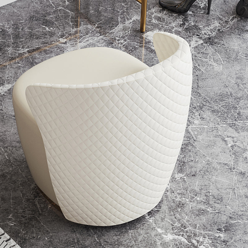 5-Drawer Vanity Makeup Table Set Metal Dressing Table with Padded Stool