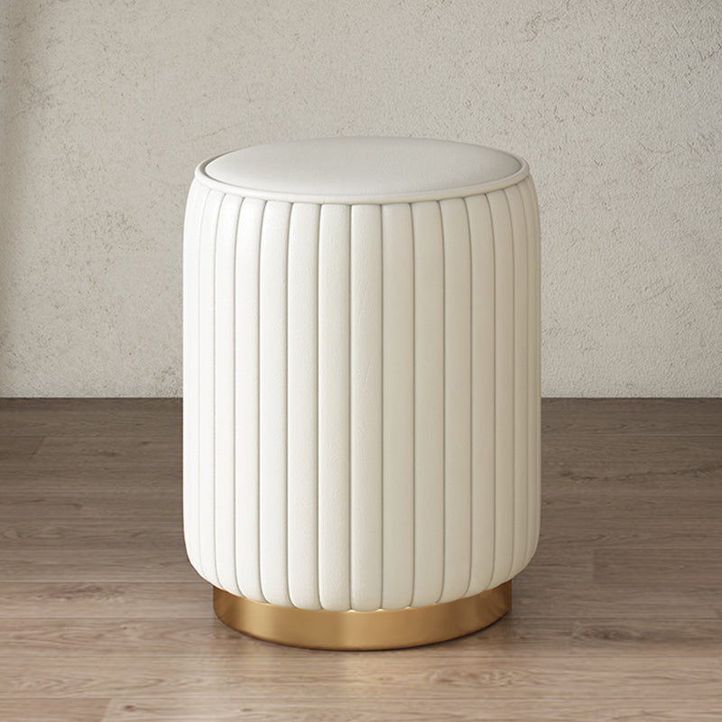 White Stone Top Vanity with Drawers 29.52" H Vanity Set with Stool