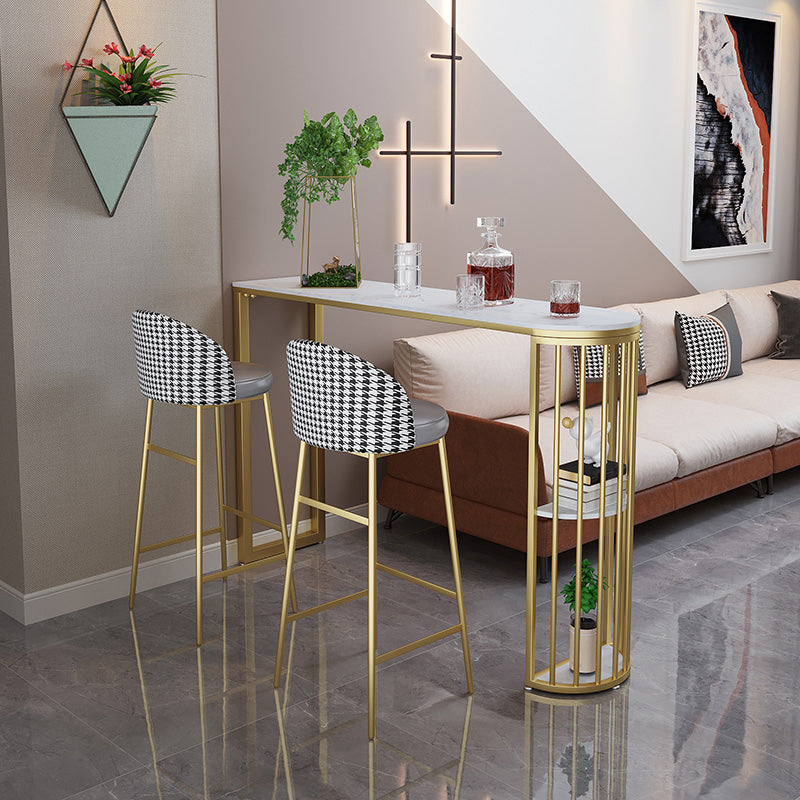 Living Room Stone Bistro Bar Desk Storage White Bistro Bar Height Cocktail Table