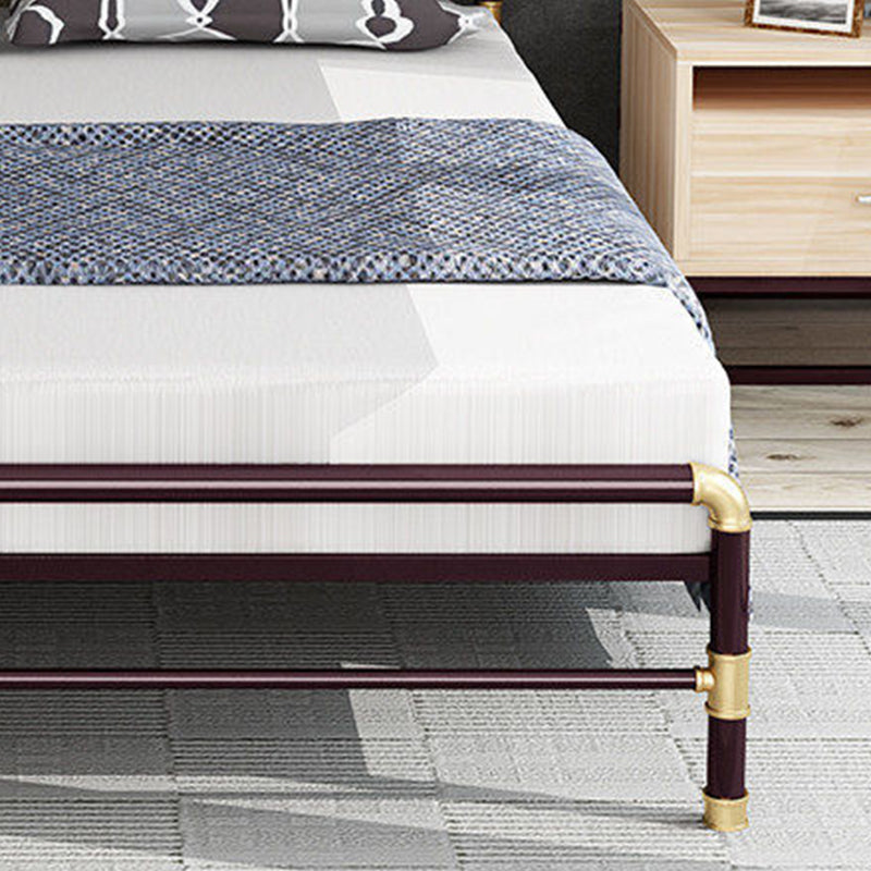 Tufted 43.3" H Bed Frame Industrial Style Metal Open-Frame Bed