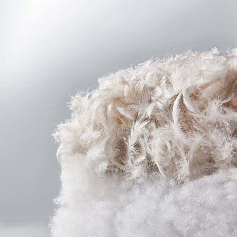 Modern Style Upholstered Headboard Grey Imitation Leather Bed