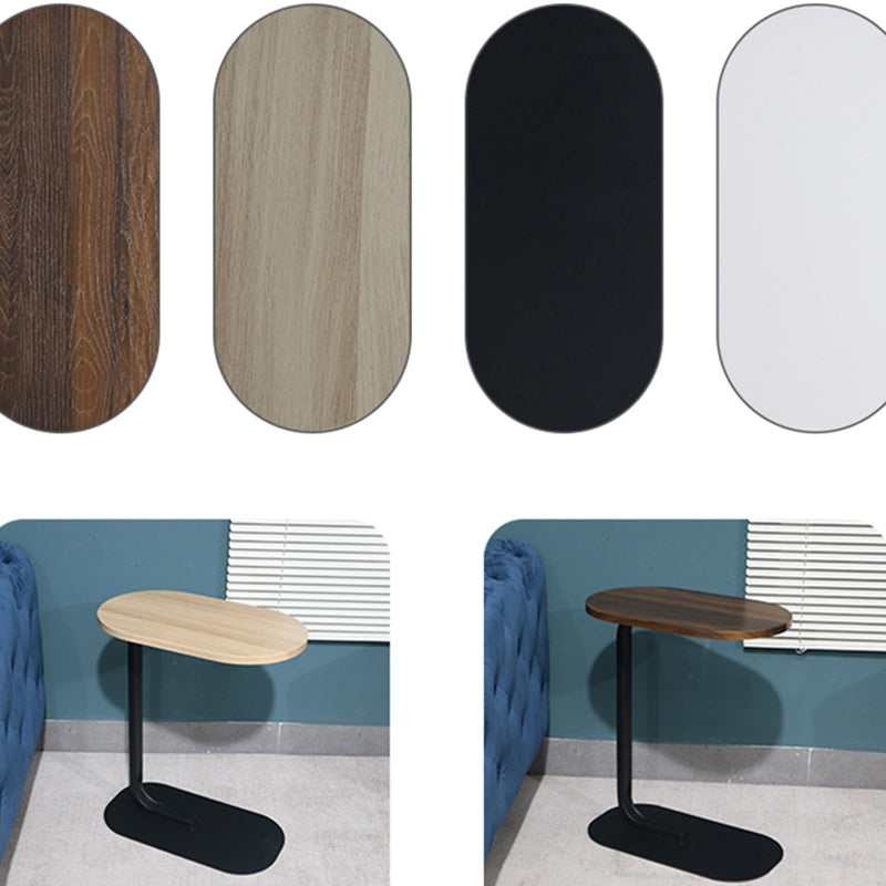 Modern Minimalist Wood Side End Table C Corner Table for Living Room