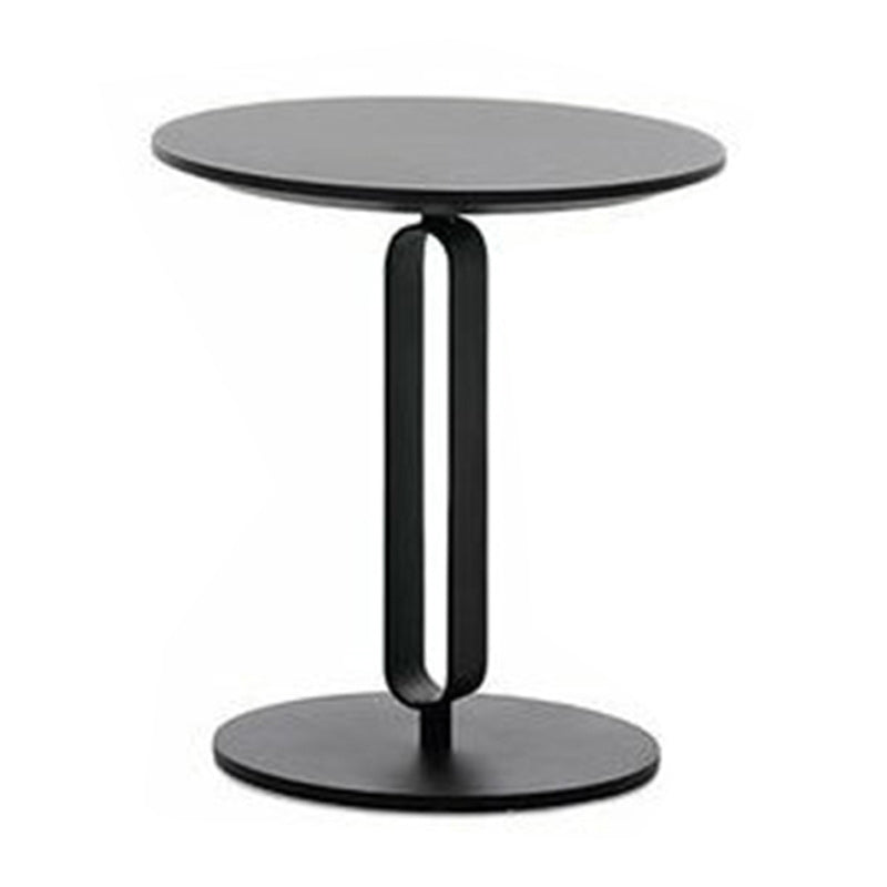 Round Pedestal Base Base Design Solid Wood Table Nordic Style Side Table