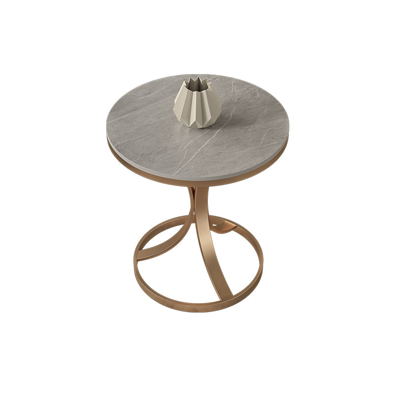 21.65" Tall Contemporary Style Side End Table Metal Frame Side Accent Table