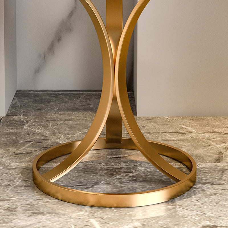 21.65" Tall Contemporary Style Side End Table Metal Frame Side Accent Table