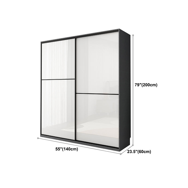Modern Style Wardrobe White Color Wooden Wardrobe Closet for Home