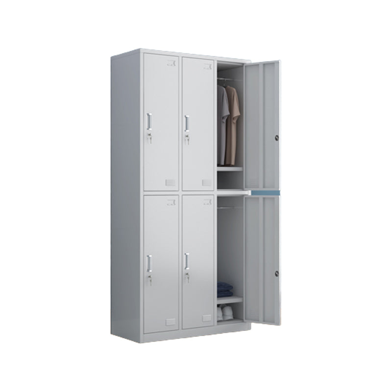 Contemporary Style Wardrobe Metal Wardrobe Closet with Doors
