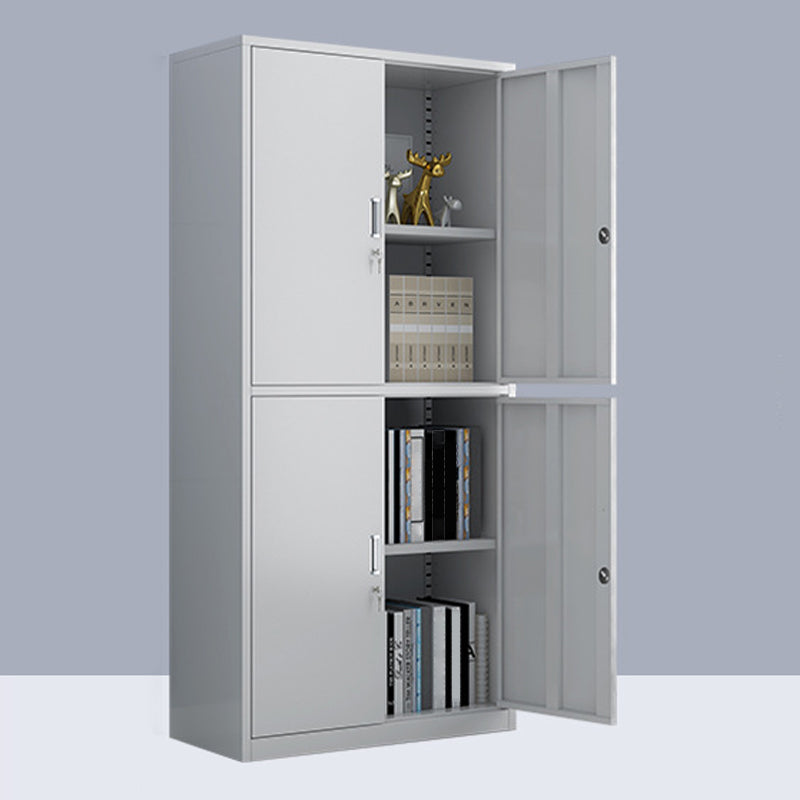 Contemporary Style Wardrobe Metal Wardrobe Closet with Doors