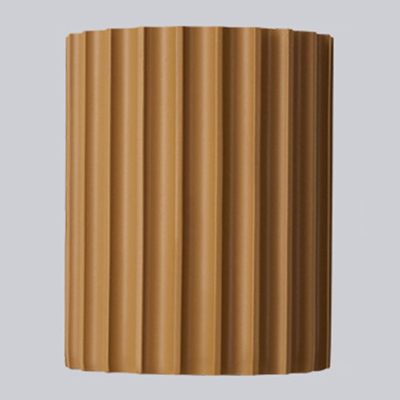 Cylinder Shape Wall Lighting Modern Style Resin 1 Lights Sconce Lamp for Bedroom