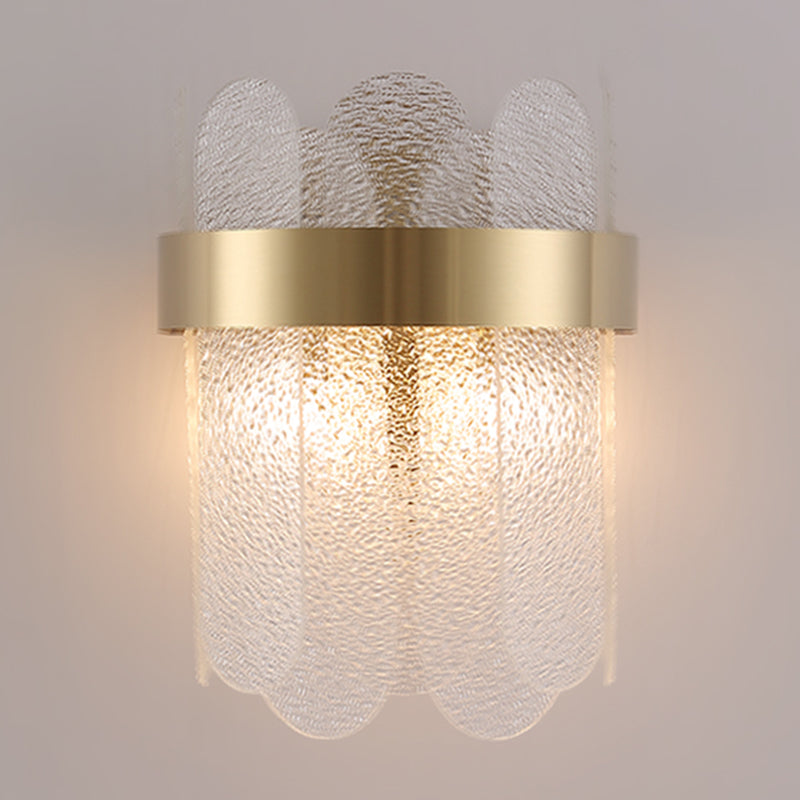 Geometric Sconce Light Fixtures Modern Style Glass 2 Lights Sconce Lights for Living Room Bedroom