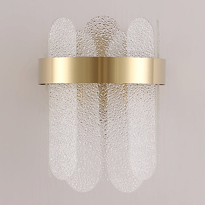 Geometric Sconce Light Fixtures Modern Style Glass 2 Lights Sconce Lights for Living Room Bedroom